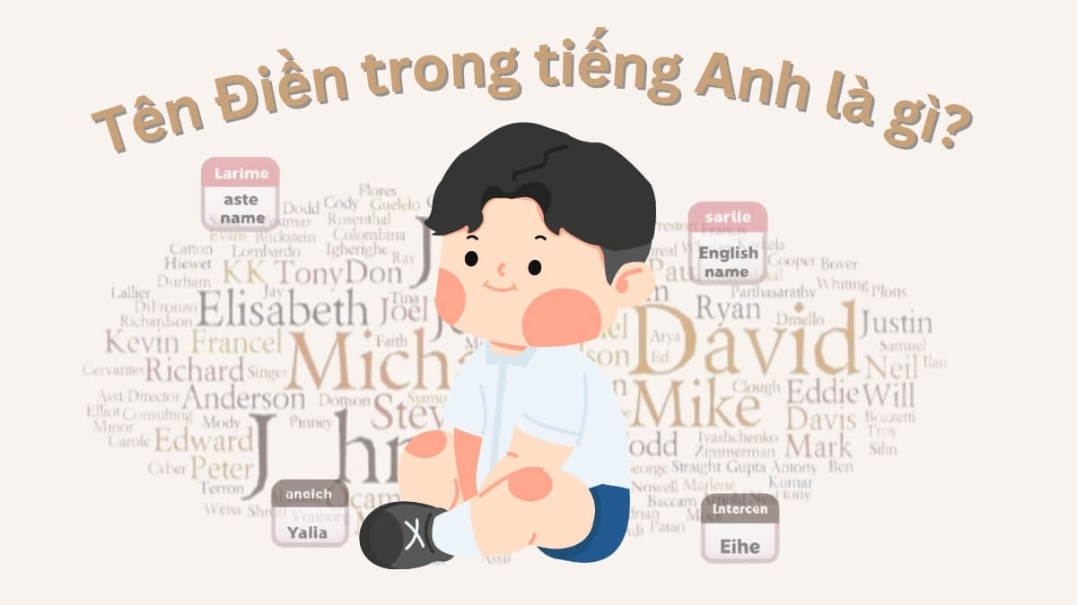 Tên Điền trong tiếng Anh là gì?