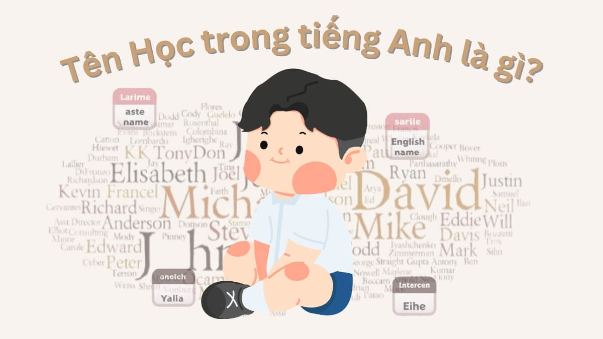 Tên Học trong tiếng Anh là gì?