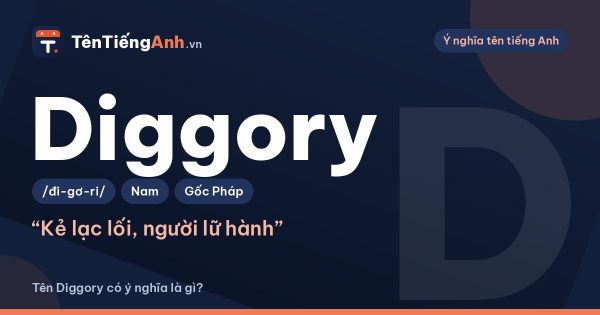 Tên Diggory có ý nghĩa là gì? Nguồn gốc, cách đọc và nhân vật nổi tiếng
