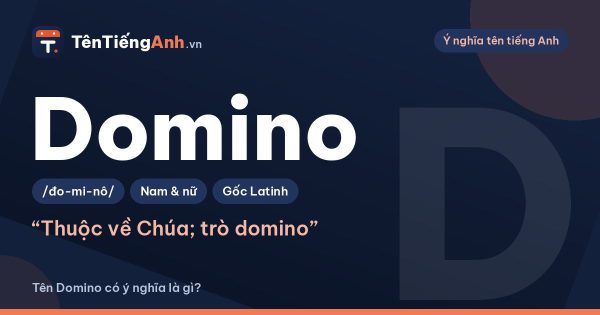 Domino là gì? Nghĩa của từ Domino và có nên dùng làm tên không
