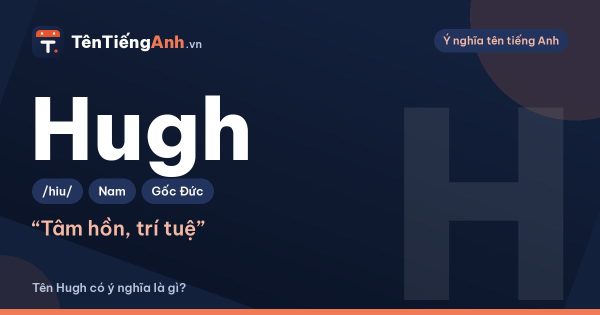 Tên Hugh có ý nghĩa là gì? Nguồn gốc, cách đọc và gợi ý dùng
