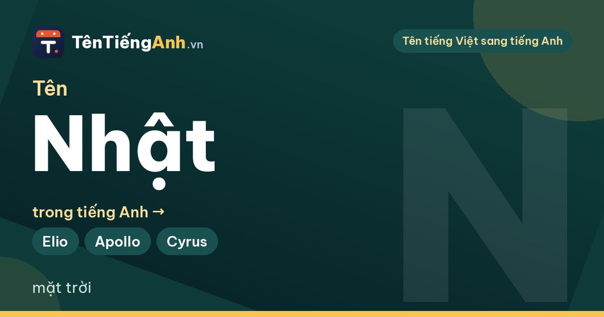 Nhật Bản tên tiếng Anh là gì? Tên Nhật trong tiếng Anh và 14 gợi ý hay